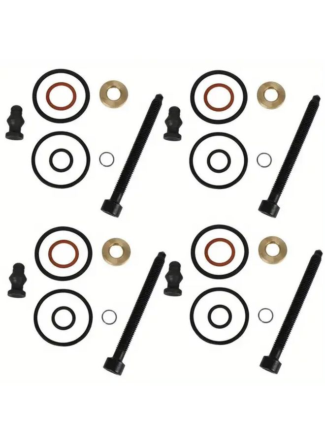 For VW Audi Seat Skoda 2 0 TDI Diesel Injector Seal Repair Kit 4 72x2 76x5 91 Inch 4 Pack With High Pressure Seals Copper Washers Fixing Bolts Common Rail System - Image 4