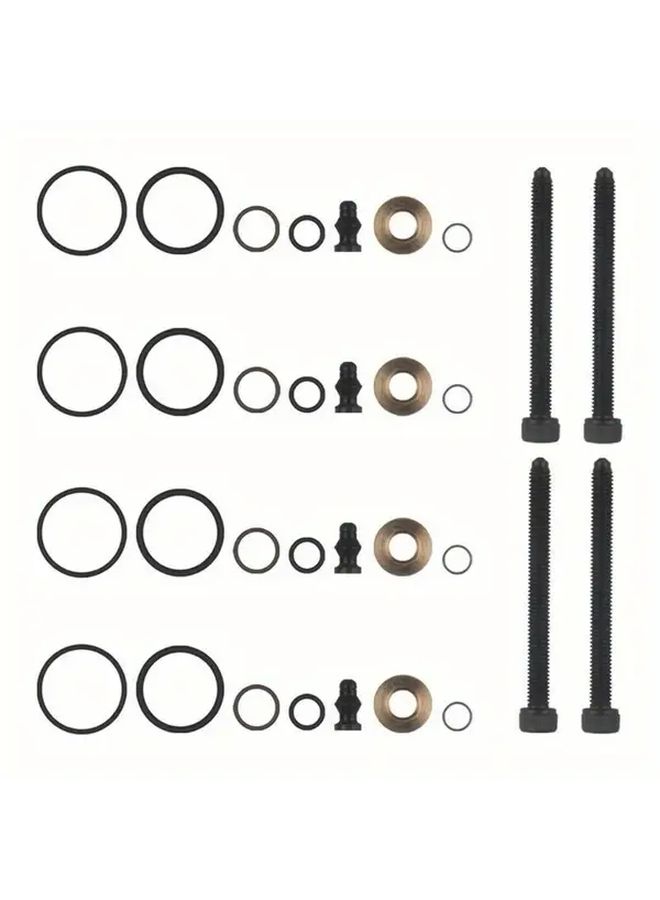 For VW Audi Seat Skoda 2 0 TDI Diesel Injector Seal Repair Kit 4 72x2 76x5 91 Inch 4 Pack With High Pressure Seals Copper Washers Fixing Bolts Common Rail System - Image 2