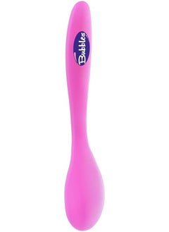 Bubbles Feeding Spoon for Baby Girl pack of 2 White with Pink It is made from BPA-free polypropylene (PP) which is gentle on your baby's gums and safe for the dishwasher.  The spoon is lightweight and easy to hold thanks to its easy-grip handle  - Image 2
