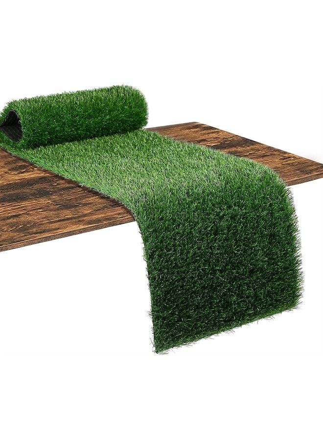Green Christmas Table Runner, Artificial Grass Table Runner Decor for Wedding Party Bridal Shower (Color : 280CM) - Image 5