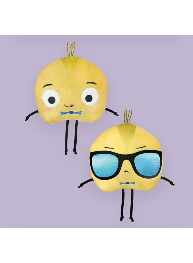 MerryMakers The Cool Bean flip Doll, 8-Inch, Based on The bestselling Book Series by Jory John and Pete Oswald, Yellow - Image 2