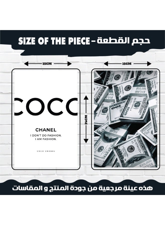 Set of 12 black and white wall posters, high-quality printing on 300gsm coated paper, ready to hang, with a modern design suitable for young men and women. - Image 2