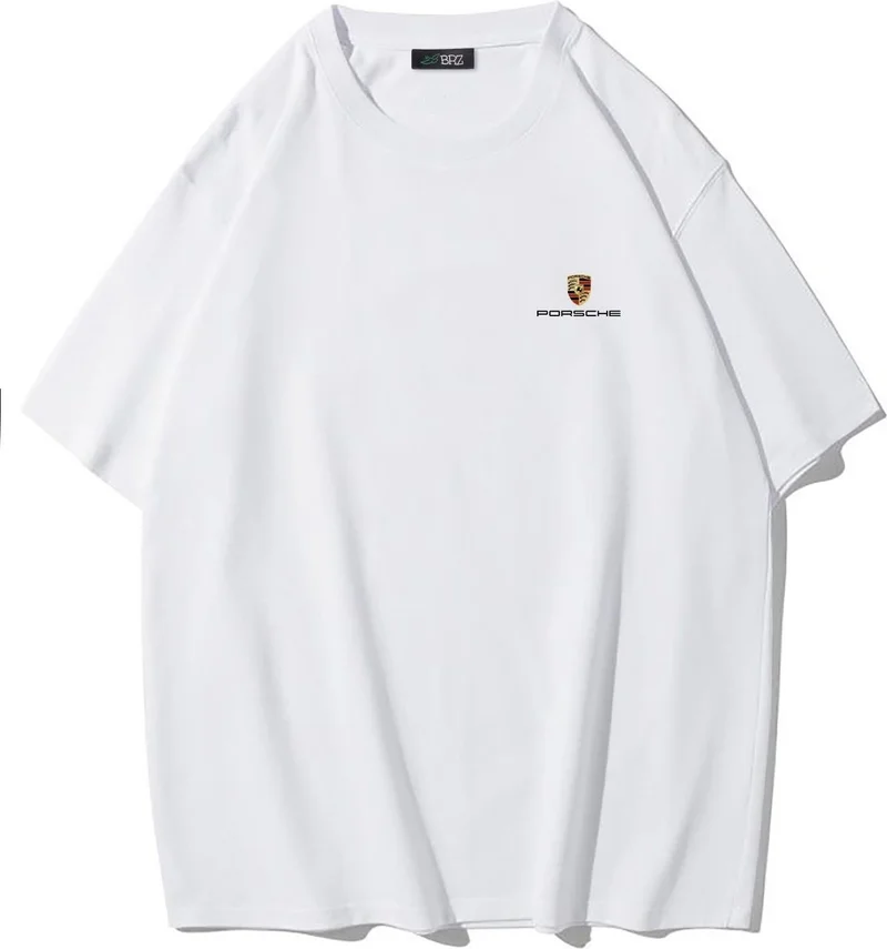 BRZ Collection Unisex Oversize 911 Gt3 Rs T-Shirt White