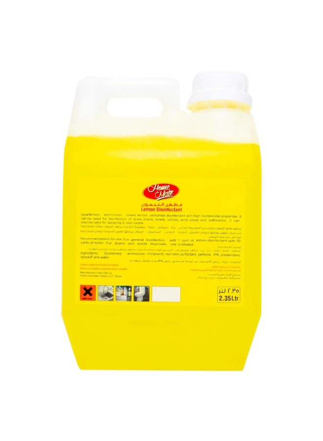Home Mate Lemon Disinfectant 2.35 Litres - Image 2