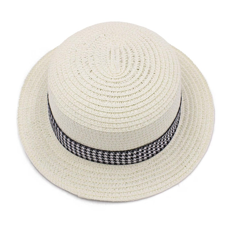 VRITRAZ Baby Boy's and Girl's Kids Children Cute Printed Cartoon Gift Summer Fancy Dress Straw Fasion Hat Cap 2 - Image 2