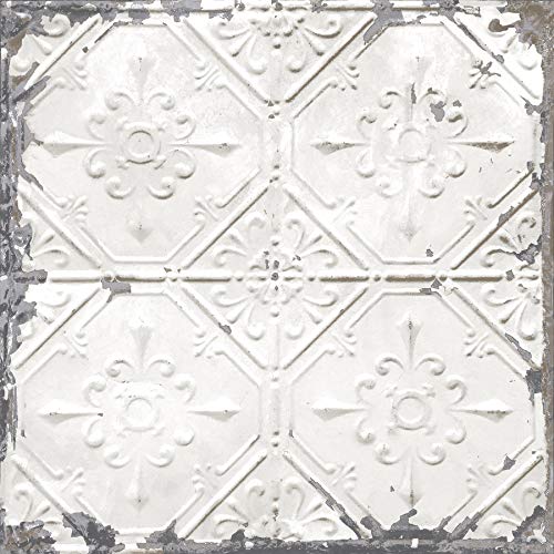 NuWallpaper Vintage Tin Tile Peel & Stick Wallpaper - Image 1