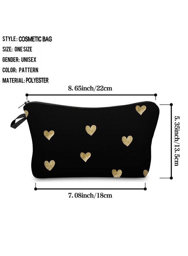 deanfun Cosmetic Bag For Women Waterproof Cute Fashion Purse Makeup Bags Roomy Travel Toiletry Bag Accessories Organizer Gifts(51356) - Image 2