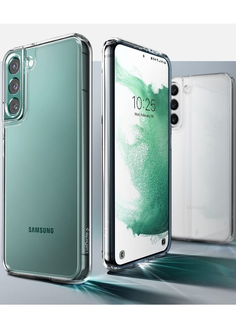 BORTONY Silicone Soft Thin Crystal Protective Case Cover With Corner Bumpers For Samsung Galaxy S22 Plus - Image 3