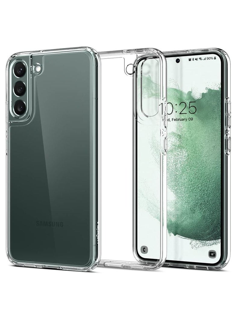 BORTONY Silicone Soft Thin Crystal Protective Case Cover With Corner Bumpers For Samsung Galaxy S22 Plus - Image 1