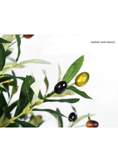 Generic Artificial Olive Tree 6ft, Faux Indoor Plant With Realistic Foliage - Fake Tree for Home Decor, House Plants  - Image 2