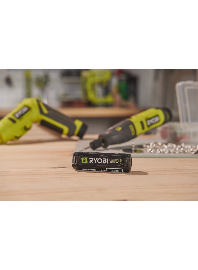 RYOBI Tools Ryobi 4V Usb Lithium Battery And Power Bank, 3.0 Ah - Image 4