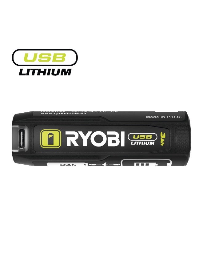 RYOBI Tools Ryobi 4V Usb Lithium Battery And Power Bank, 3.0 Ah - Image 1