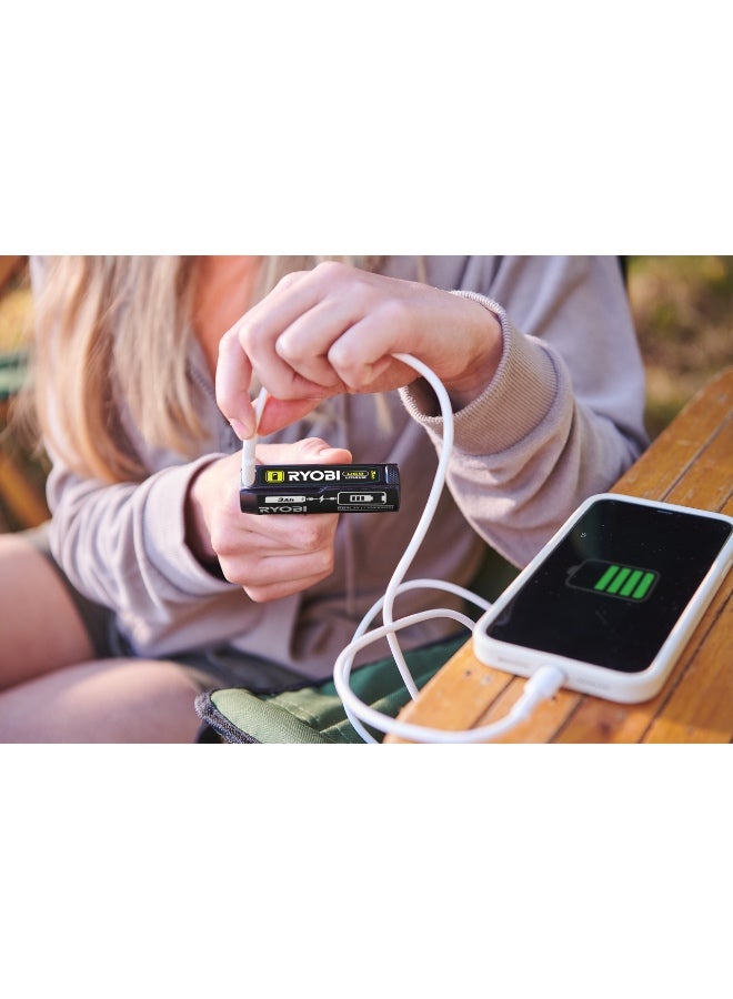 RYOBI Tools Ryobi 4V Usb Lithium Battery And Power Bank, 3.0 Ah - Image 3