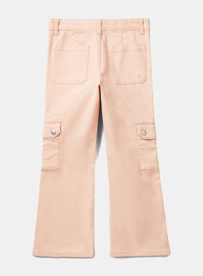 Benetton Girls Flared Cargo Pants - Image 2