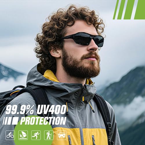 Karsaer 3PACK Sport Polarized Sunglasses for Men Stylish Women Cycling Running Baseball Sun Glasses E1369 - Image 2