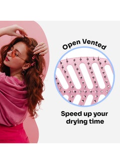 Wet brush Wet Brush Go Green Speed Dry Hair Brush – Pink | Ultra-Fast Drying Vented Design | HeatFlex Bristles for Effortless Detangling | Reduces Hair Breakage | Ideal for Wet & Dry Hair  - Image 4