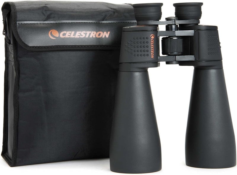 Celestron SkyMaster 25x70 Porro Binoculars, Black - Image 5