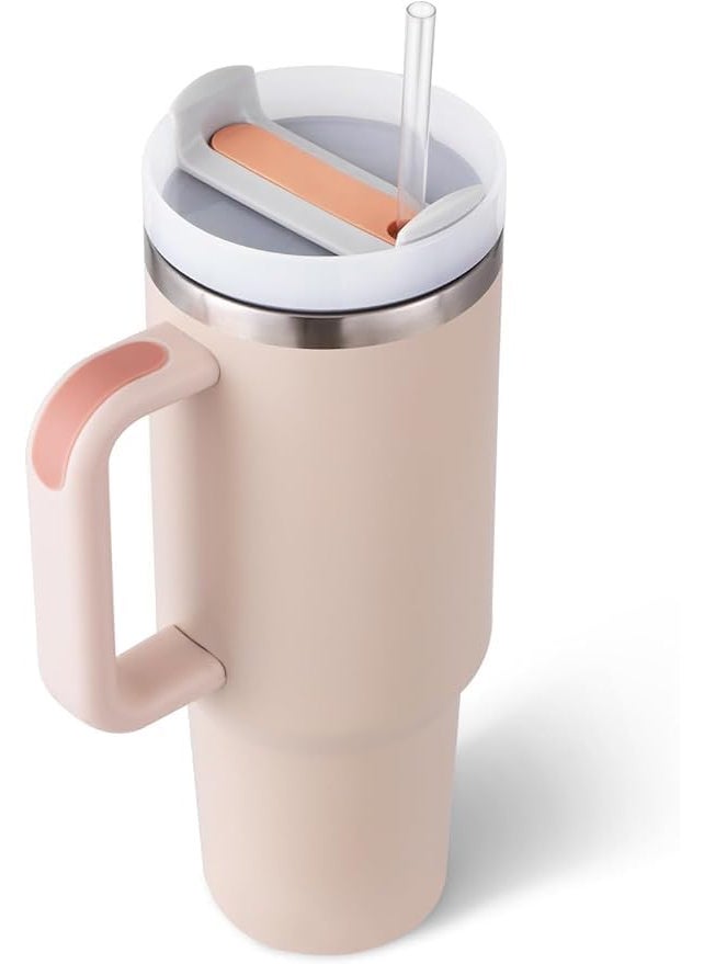 JAMBUVANTI JAMBUVANTI Flask Travel Tumbler Stainless Steel Vacuum Insulated Tumbler with Lid and Straw for Cold Water and Drinks for Sports School Work Car Travel Weekends Multi Color  - Image 1