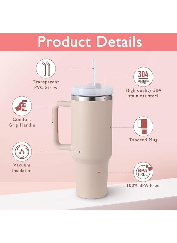 JAMBUVANTI JAMBUVANTI Flask Travel Tumbler Stainless Steel Vacuum Insulated Tumbler with Lid and Straw for Cold Water and Drinks for Sports School Work Car Travel Weekends Multi Color  - Image 3