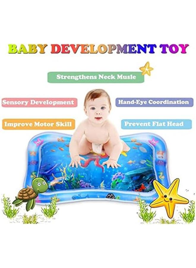 إي سي في في البطن الوقت حصيرة الماء الأخطبوط نفخ الطفل المياه تلعب حصيرة اللعب الحسية في وقت مبكر التنموية ألعاب الأطفال لحديثي الولادة فتاة وفتى - Image 2