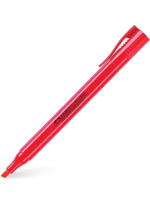 Textliner 38 1.2 5 Mm Chisel Tip Highlighter Red