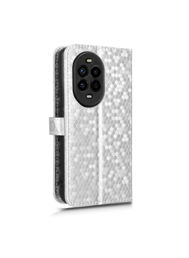 S-TOP Case For Huawei nova 13 Pro 5G Honeycomb Dot Texture Leather Phone Case - Image 3