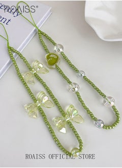roaiss High Quality Mobile Phone Pendant Camera Anti Lost Rope Handmade Beads Cute and Fashionable Versatile for Everyday Use  - Image 5