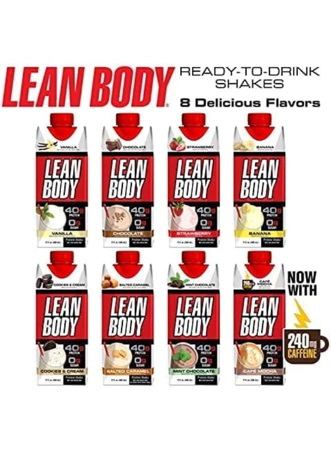 LABRADA Lean Body Ready-To-Drink Protein Shake 500Ml Cookies And Cream 40G Protein 0G Sugar Gluten Free 22 Vitamins And Minerals - Image 5