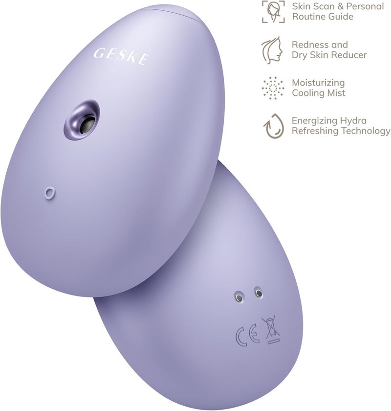 GESKE SmartAppGuided™ Facial Hydration Refresher | 4 in 1 | Water Atomiser | Face Steamer | Water Spray | Face Mister | Facial Cleansing Device | Spray Mist | Cosmetics | Natural Glow - Image 4