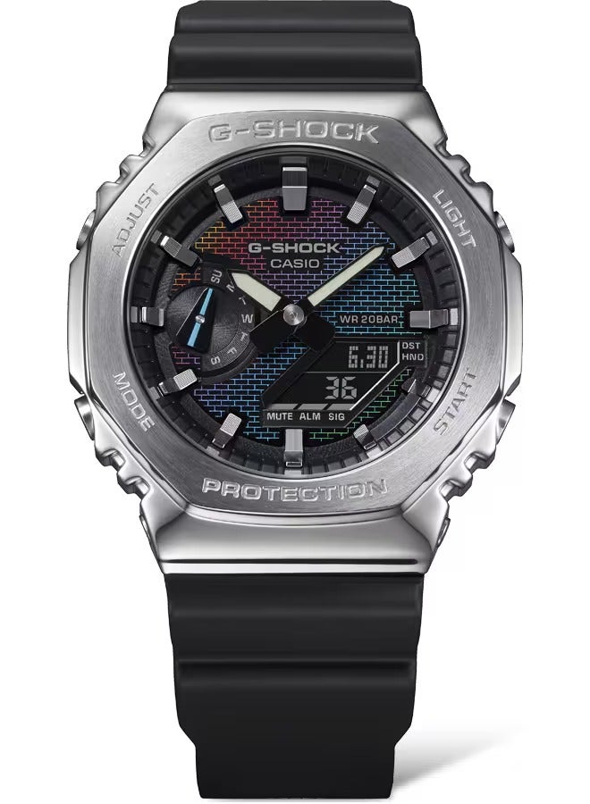 G-SHOCK G-Steel Analog+Digital Bio-Based-Resin Band Men's Watch GM-2100RW-1ADR - Image 2