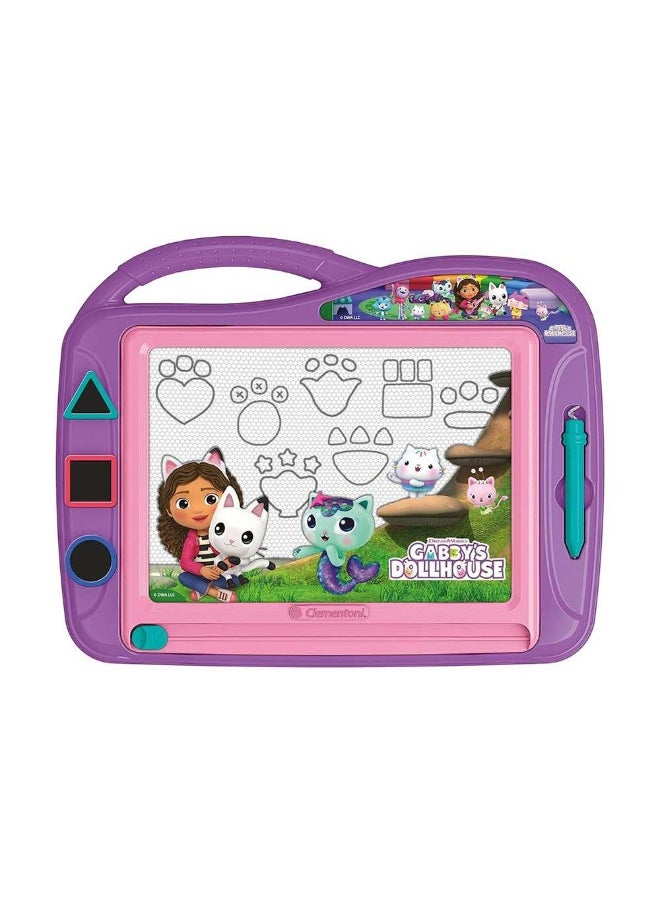 Clementoni Gabby's Dollhouse Magnetic Drawing Board  - Image 1