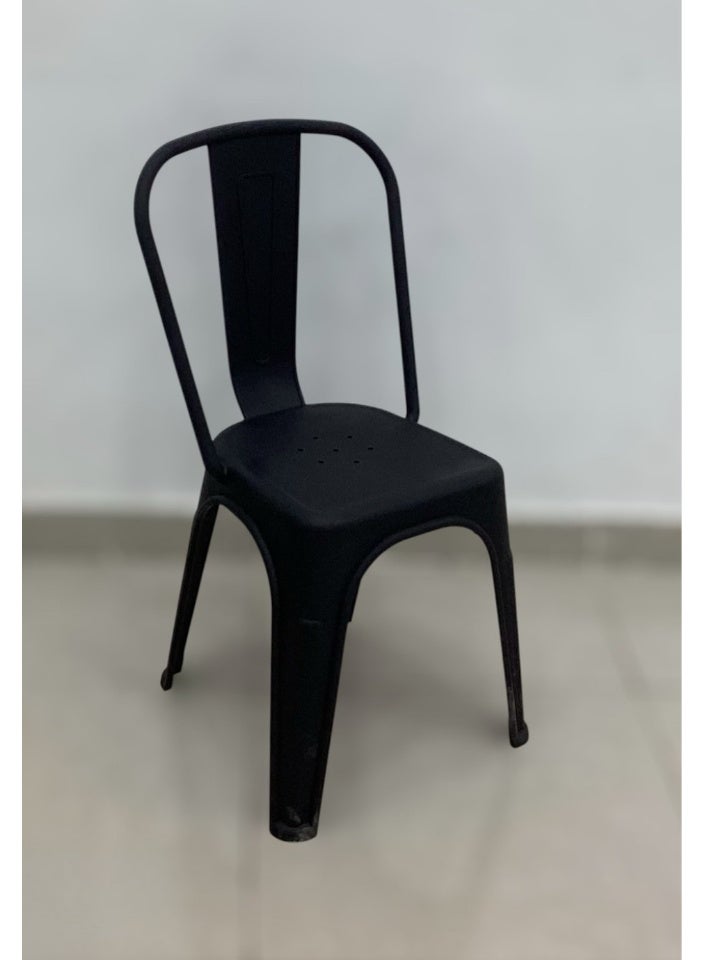 SMART HOME Modern Fiber Single Chair with Sturdy Legs - 45x45x80 cm | Durable Seat for Offices, Dining Rooms, Coffee Shops, Gardens, and Outdoor Lounges - Image 3