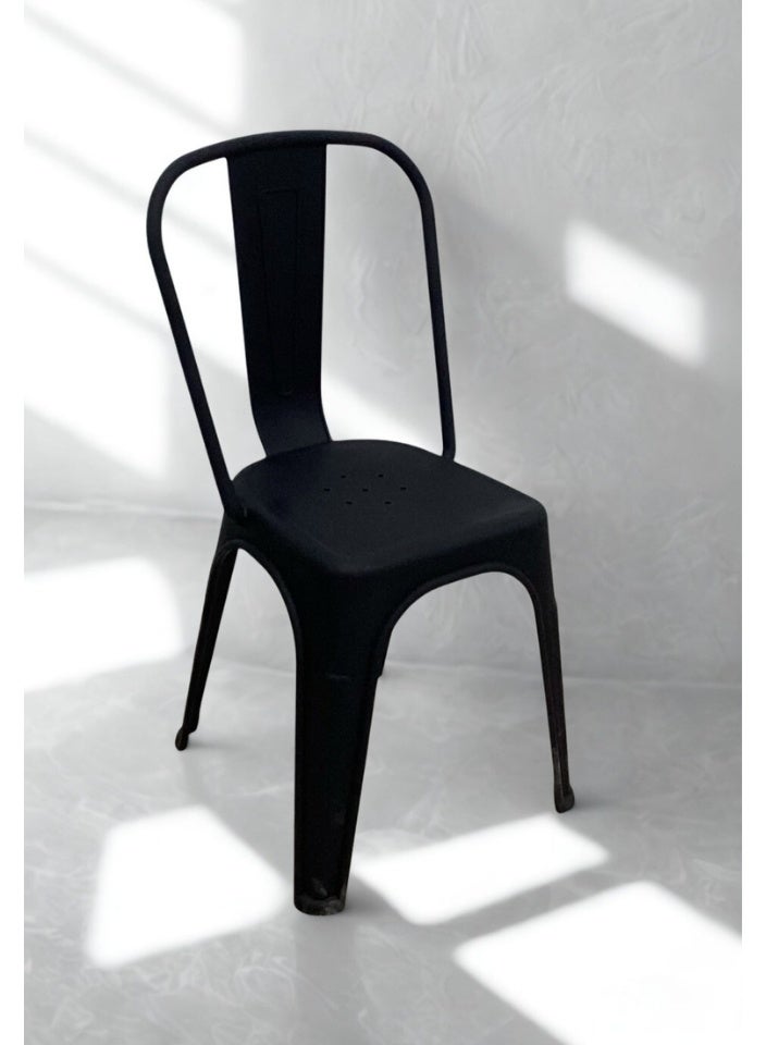 SMART HOME Modern Fiber Single Chair with Sturdy Legs - 45x45x80 cm | Durable Seat for Offices, Dining Rooms, Coffee Shops, Gardens, and Outdoor Lounges - Image 2