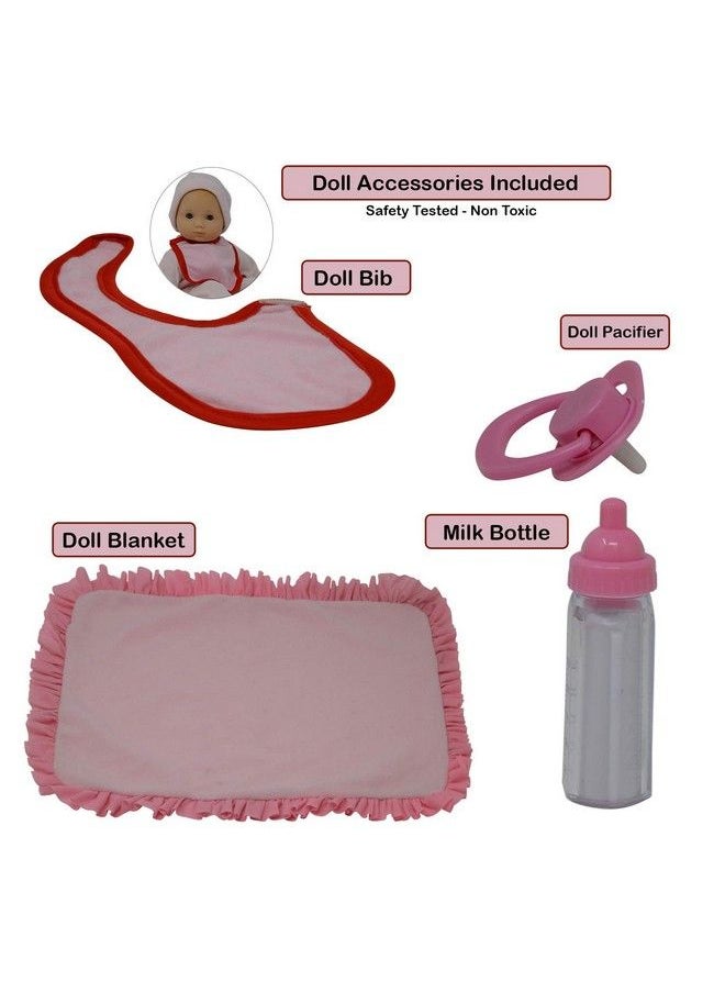 The New York Doll Collection Baby Doll Clothes New Born Baby Doll Outfits For 14 15 And 16 Inch Dolls Includes Doll Accessories Bottle Pacifier Blanket And Sets Of Clothing  - Image 4
