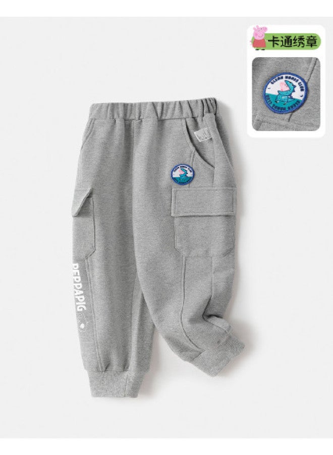 peppa Pig Spring Boys' Casual Cargo Joggers - Versatile Kids' Pants For Toddlers - Image 1