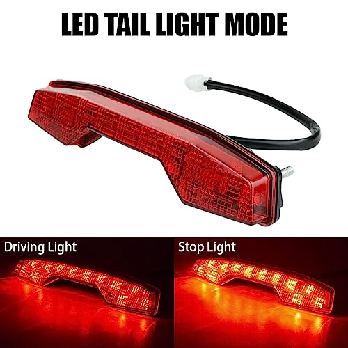 SKTYANTS Motorcycle TailIight Assembly ATV Motorcycle Brake Rear Light Compatible with Suzuki LT-R450 LTR 450 LTR450 2x4 Replacement OEM 35710-45G00 - Image 5