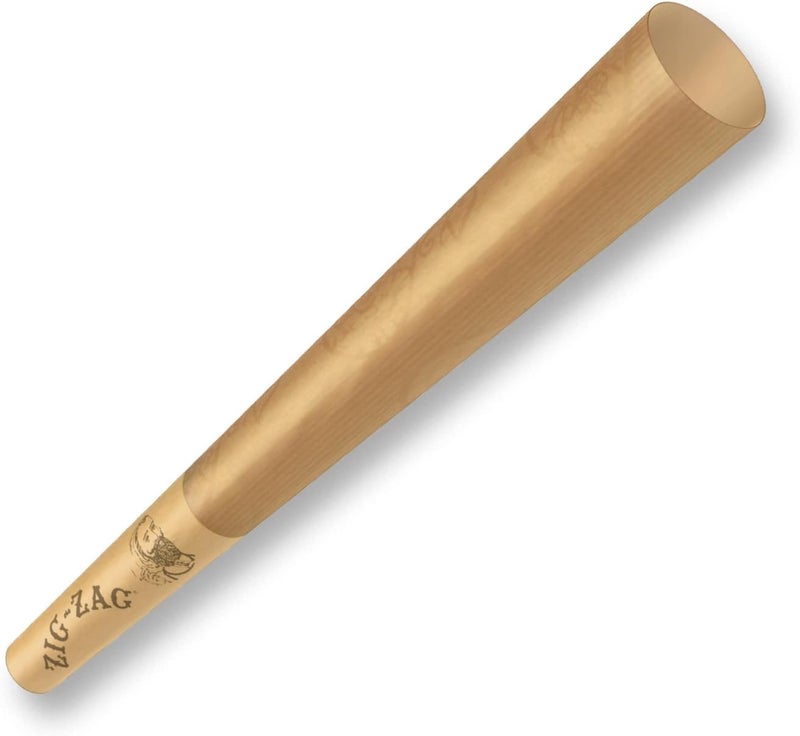 Zigzag Pre Rolled Cones 98’s Size (800 Pack) Unbleached - Slow Burning Pre Rolled Cones with Tips & Packing Tubes Included - Bulk Pack - Image 2