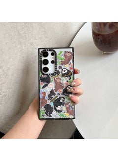 Nanjing Hongshan Forest Zoo For Samsung S25Ultra Phone Case 24 Chao Brand S23 Hard Protective Case-Color:Nanjing Red Mountain Forest Zoo (zoo Party) Side Word Black Frame Hard Shell-Applicable Models:Samsung Galaxy S25