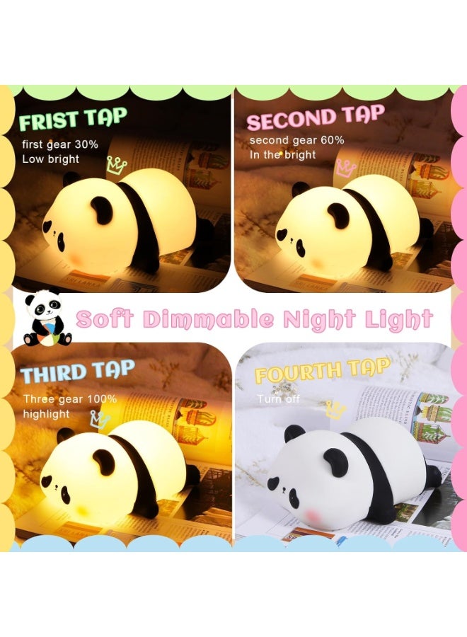 LED Night Lights for Kids, Panda Gifts, LED Lights for Room, Baby Night Lights for Nursery, Timer Auto Shutoff,Touch lamp, Battery Operated Night Lights, for Bedrooms, Living Room - Image 2
