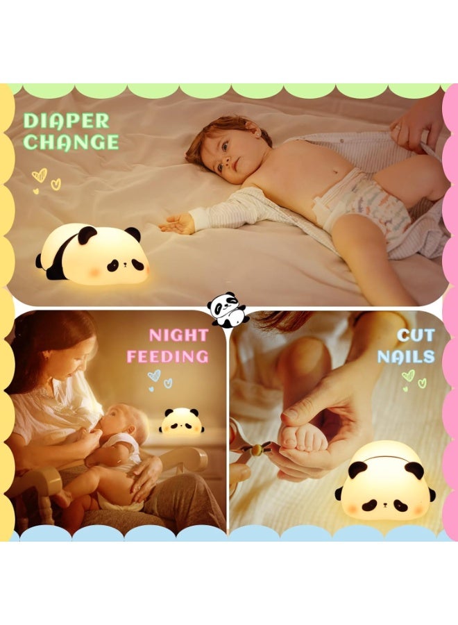LED Night Lights for Kids, Panda Gifts, LED Lights for Room, Baby Night Lights for Nursery, Timer Auto Shutoff,Touch lamp, Battery Operated Night Lights, for Bedrooms, Living Room - Image 4