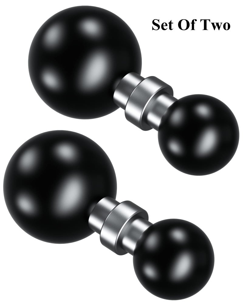 BRCOVAN براكوفان 2 حزمة، محول كرة 1'' إلى 17 مم، متوافق مع ذراع المقبض المزدوج بحجم RAM Mounts، نمط تركيب كرة دوارة 17 مم، حامل جهاز - Image 4