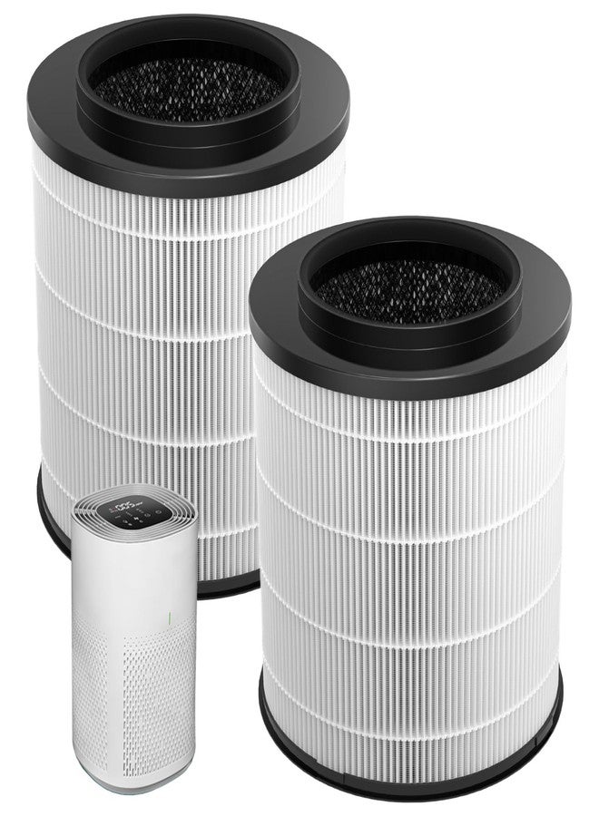 WILERDA 12030 Replacement Filter, Compatible with Clorox Medium Room HEPA Air Purifier 11030 & 11031, 1,000 Sq. Ft. Capacity, 3-in-1 HEPA Filter for Dust, Pet Dander, Pollen, #12030, 2-Pack - Image 1