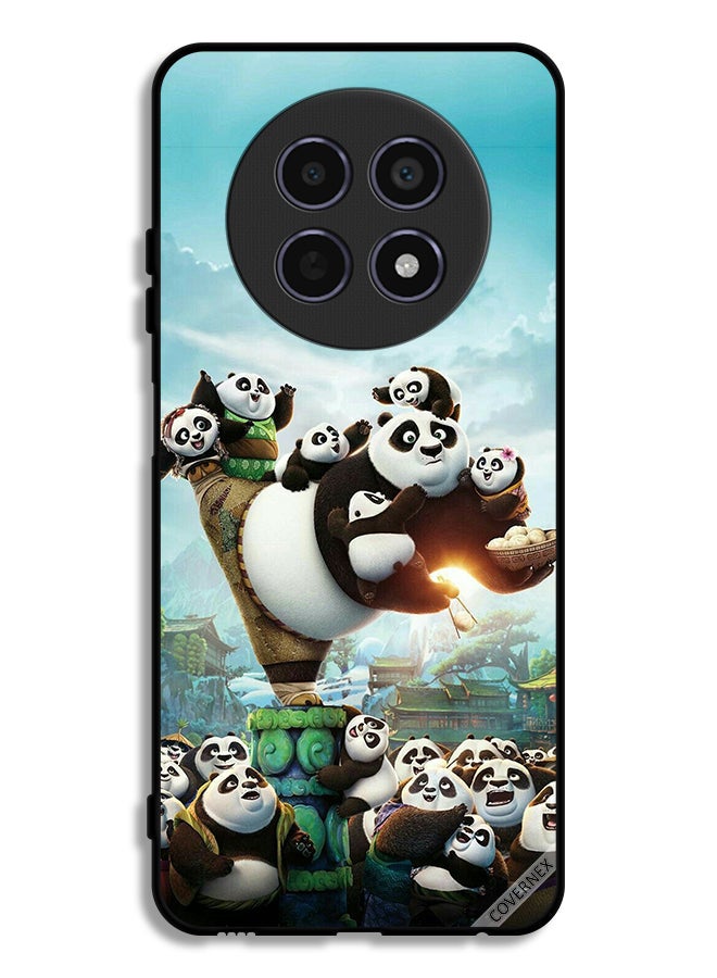 Covernex Realme 12x 5G Protective Case Cover Panda & Babies - Image 1