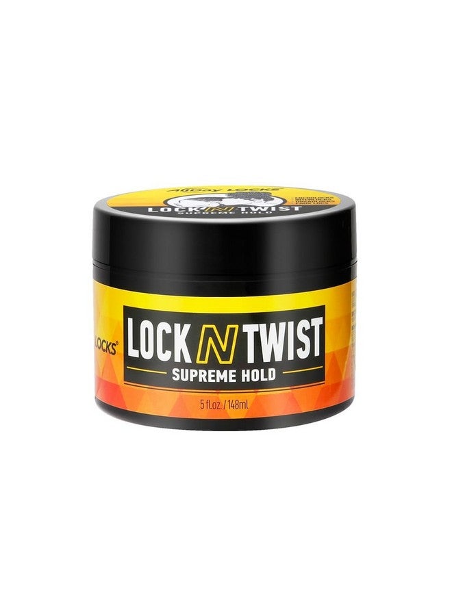 AllDay Locks Lock N Twist | Locking Gel, Re-Twist Locks, Supreme Hold | Smooths & Tames Frizz, Flake Free, Soft Finish | 5 Oz - Image 1