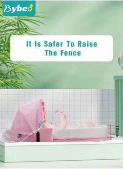Bybeo Baby Travel Portable Mobile Crib Foldable Newborn Multi-function Folding Bed With Toys Multipurpose Mummy Diaper Bag  - Image 5