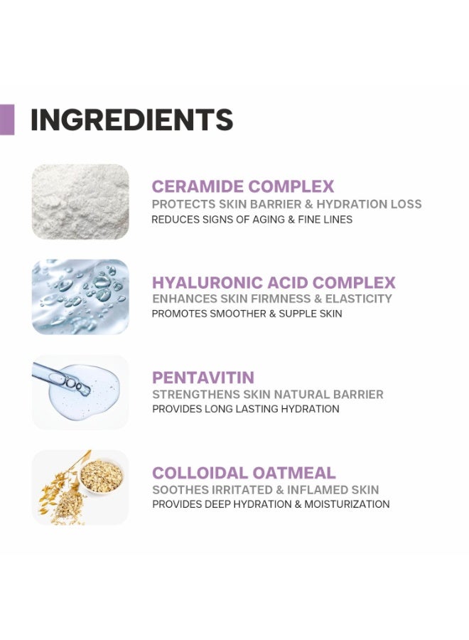 DERMATOUCH Ceramide Hyaluronic Acid Moisturizer for intense moisturization and barrier repair | For dry skin |50g - Image 4