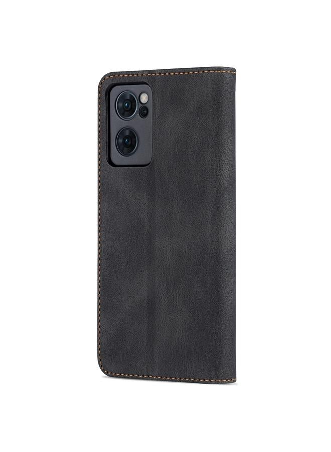 erorex Case For OPPO Reno7 5G Dream II Skin Feel Horizontal Flip Leather Case - Image 3