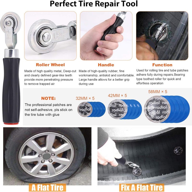 Rustark طقم أدوات إصلاح وإزالة صمامات الإطارات من راستارك 70 قطعة - Image 3