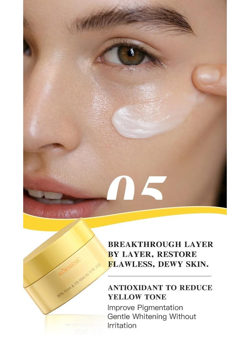 Kormesic 90٪ يوزو و 5٪ نياسيناميد كريم 50g - Image 2