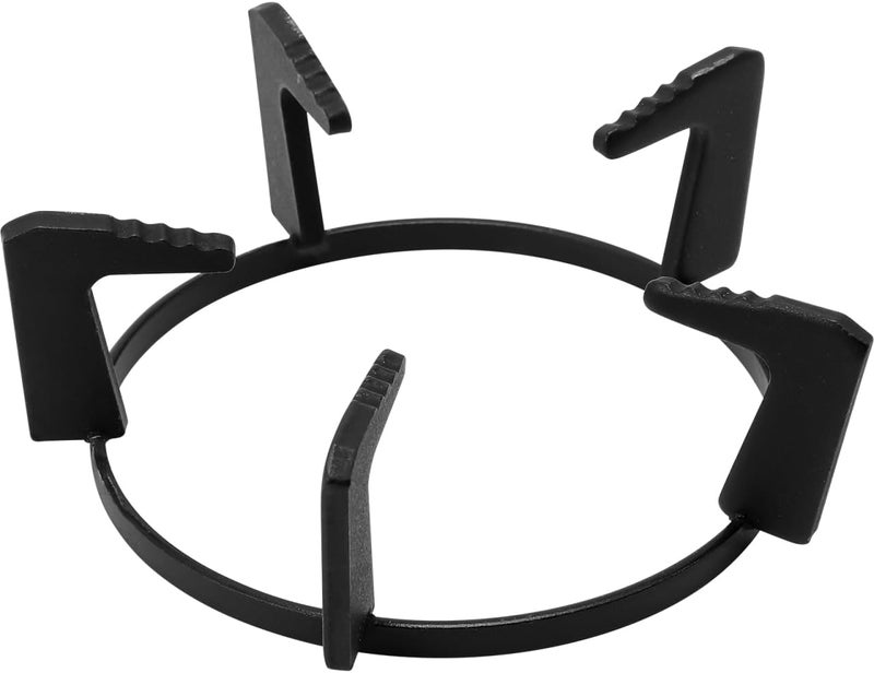 OSALADI Wok Stand Wok Support Ring Cast Iron Gas Stove Rack with Five- foot for Home Kitchen Gas Stove Cooktop Accessories (Black) Burner Covers - Image 1